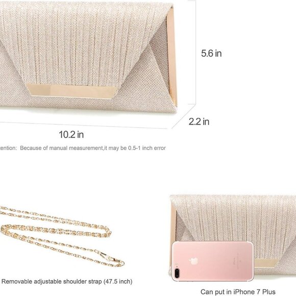 Women's Clutch Purses and Bags - Evening Clutches and Handbags - Picture 3 of 7